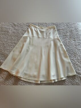 Classic A-Line Women's Skirt in White